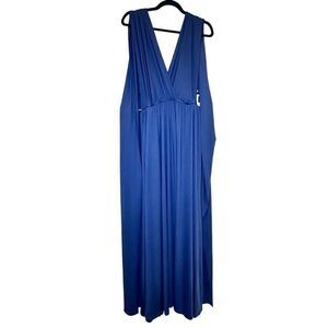 Small Lulus Backless Tricks of the Trade Convertible Navy Blue Maxi Dress